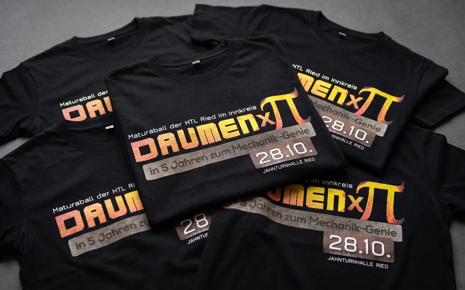 Abschlussshirts für Maturaball bestellen