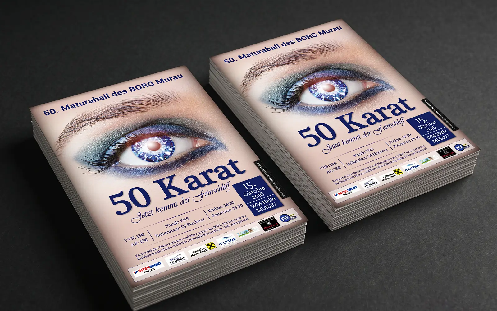Flyer für Maturaball bestellen in Österreich bei MeinMaturaball