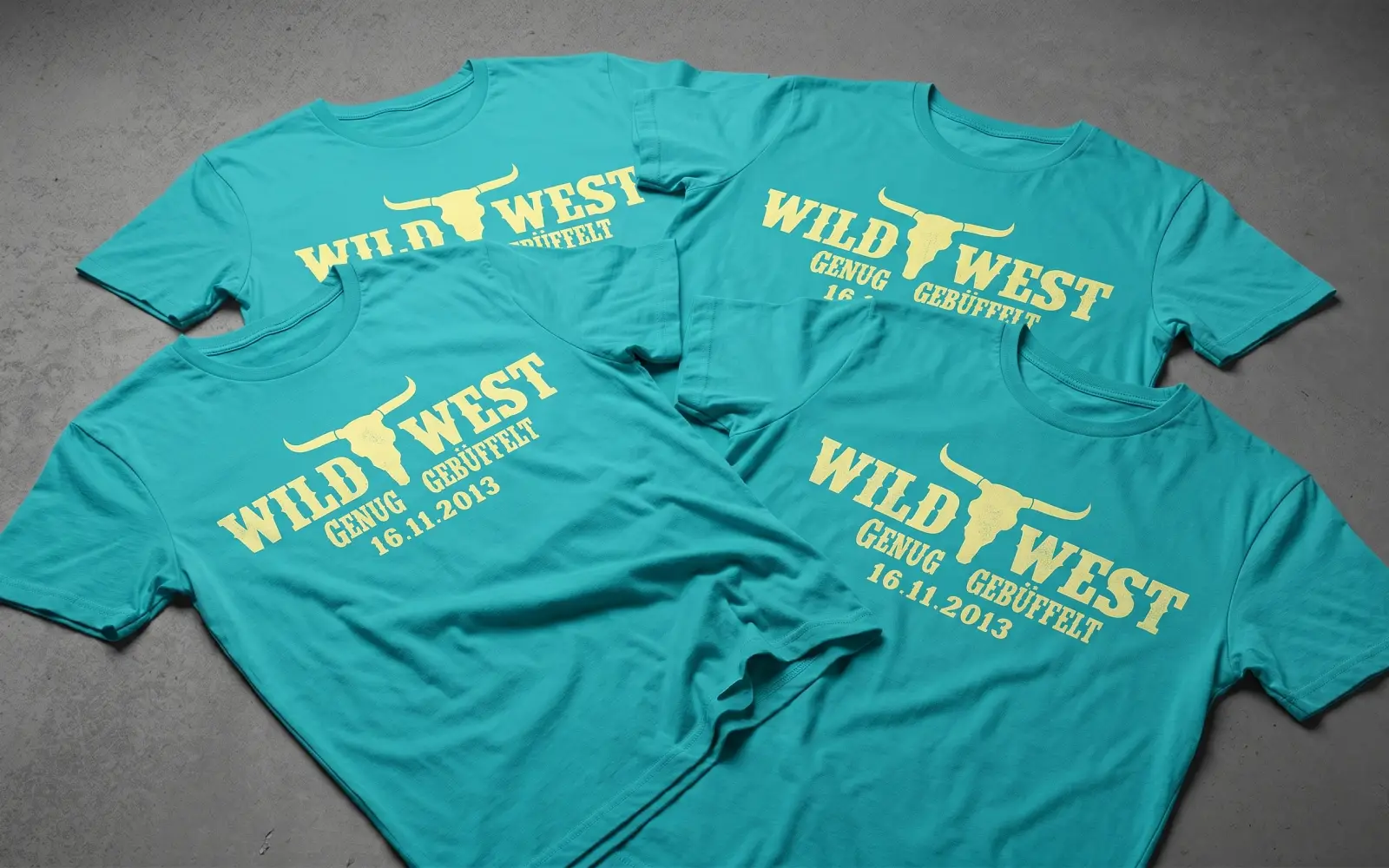 Maturashirts drucken lassen mittels Siebdruck