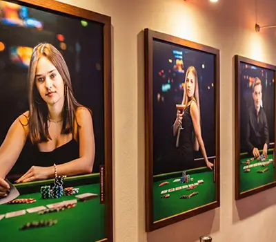Großformatige Mottofotos und Fotowände für die Ballnacht