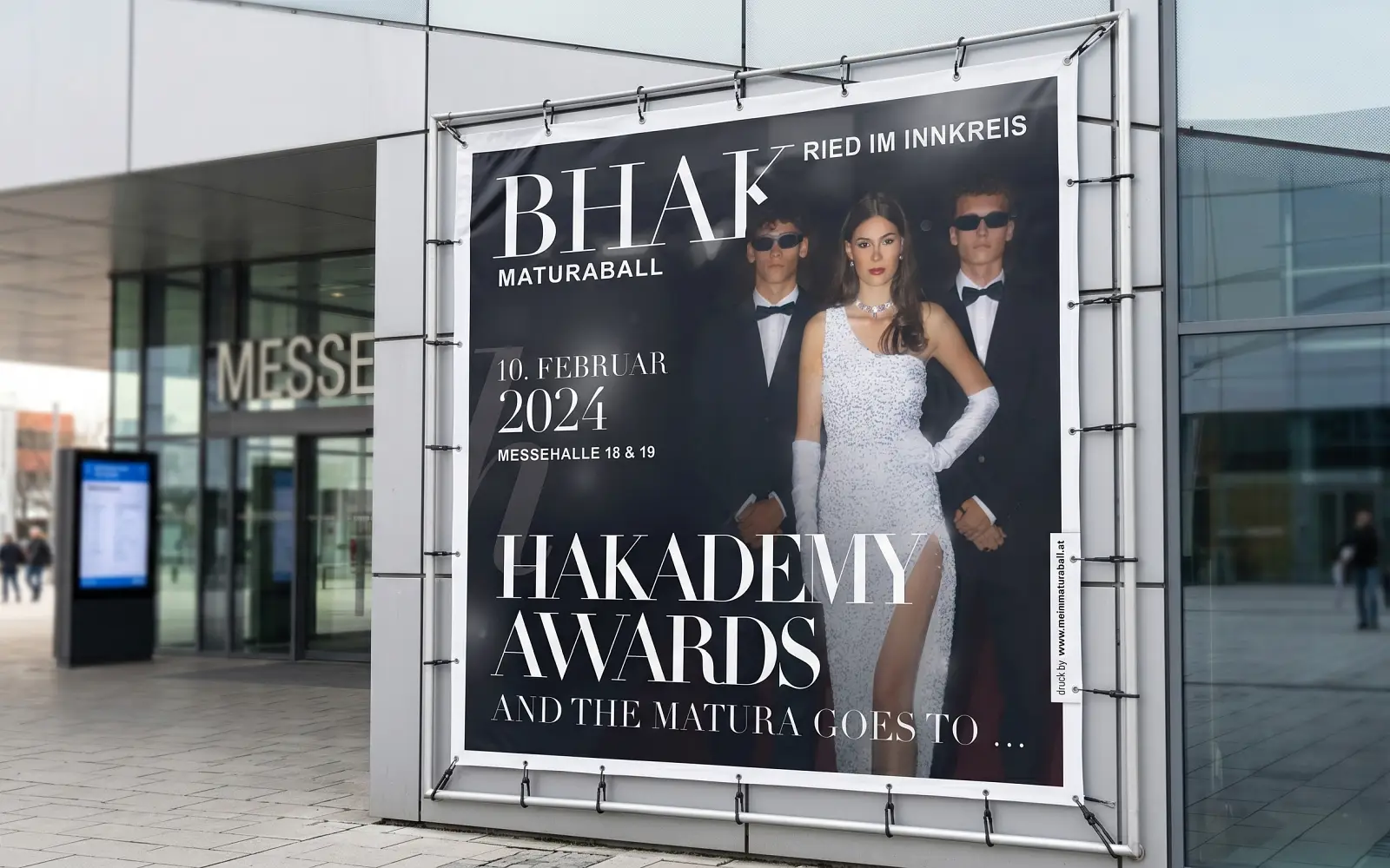XXL Werbebanner für Maturabälle in Österreich drucken lassen