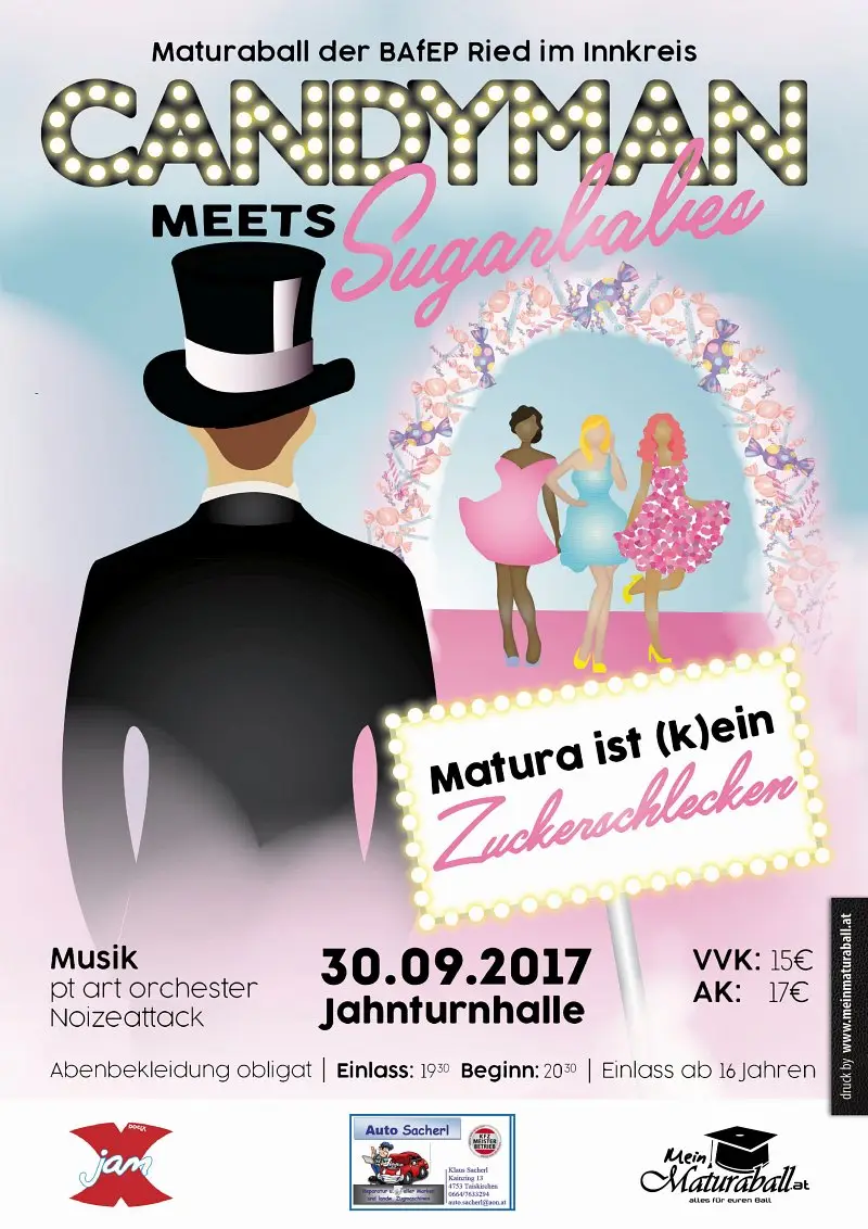 Showcase Candymen meets Sugarbabes - Matura ist (k)ein Zuckerschlecken