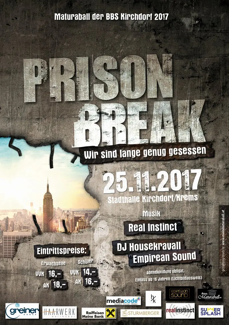 Showcase Prison Break - wir sind lange genug gesessen
