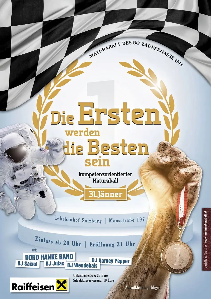 Showcase Die Ersten werden die Besten sein - kompetenzorientierter Maturaball