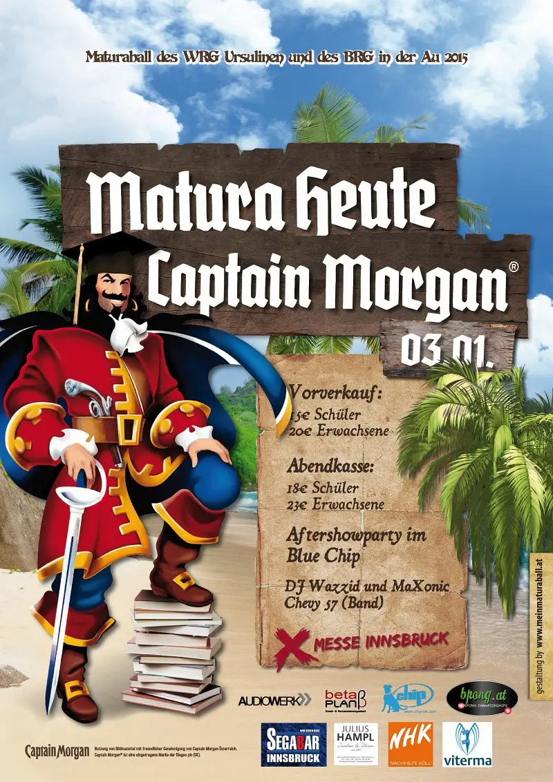 Showcase Matura Heute - Captain Morgan