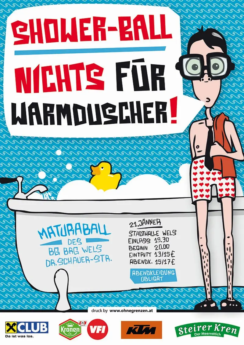 Showcase Shower-Ball - nichts für Warmduscher!