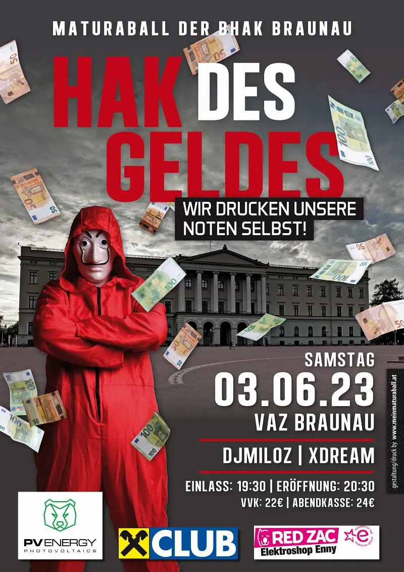 Showcase HAK des Geldes - wir drucken unsere Noten selbst!