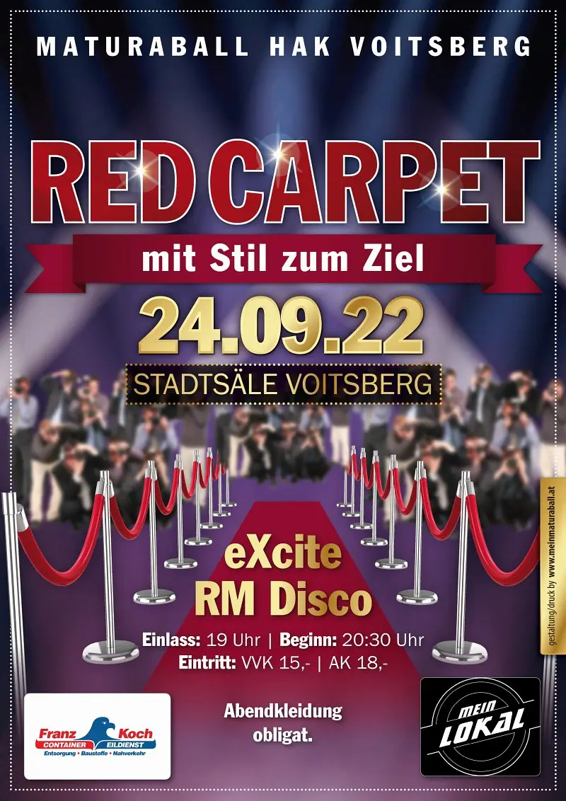 Showcase Red Carpet - mit Stil zum Ziel