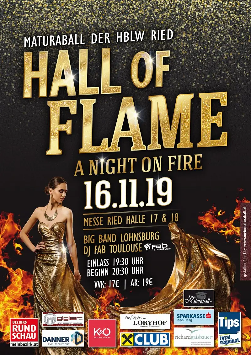 Showcase Hall of flame - a night on fire