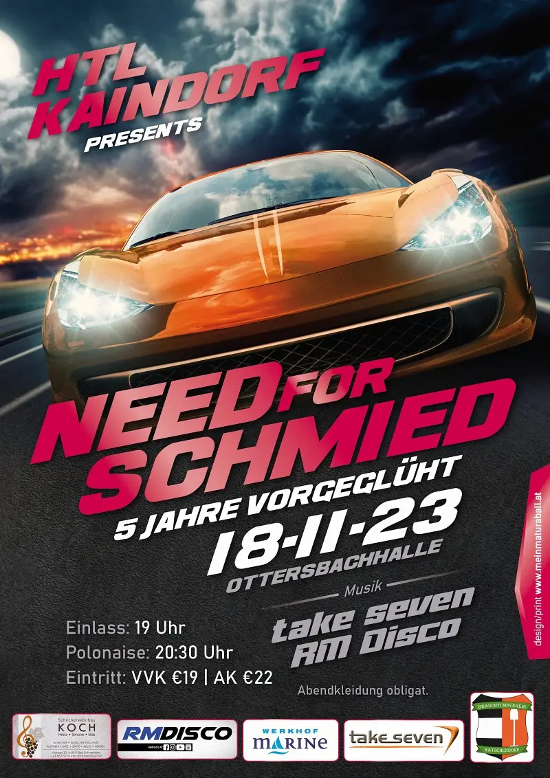 Showcase Need for Schmied - 5 Jahre vorgeglüht