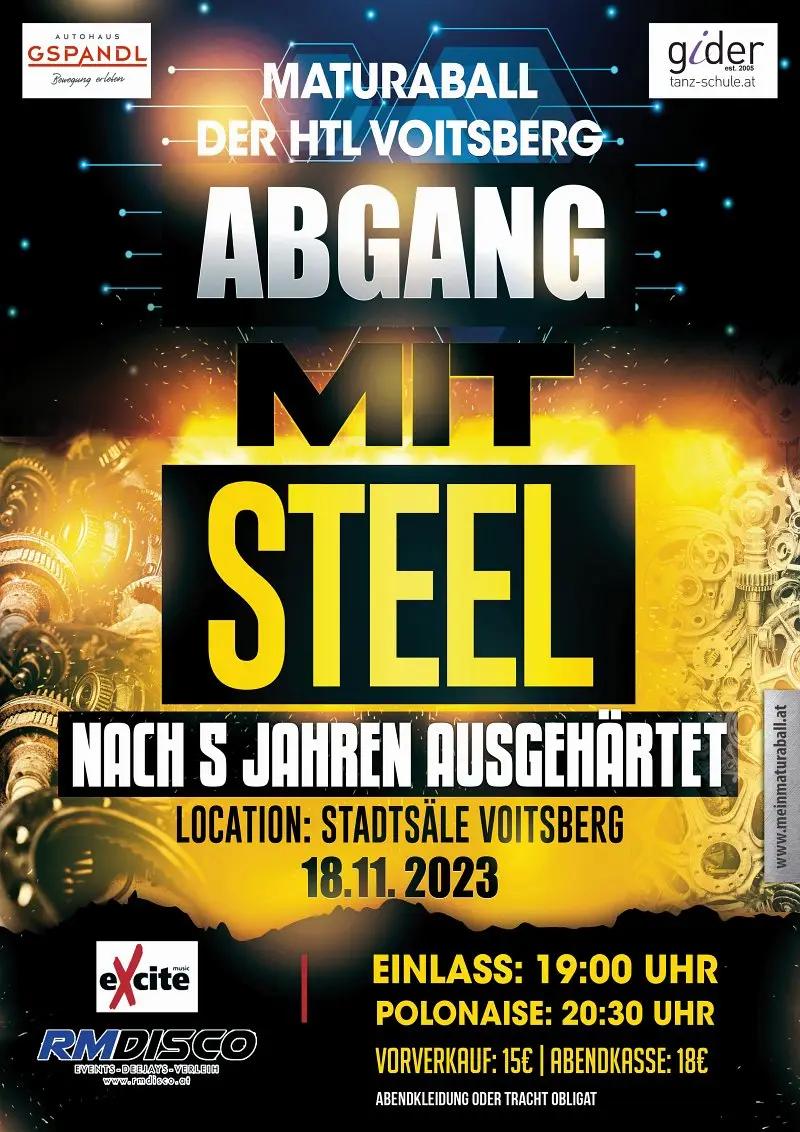 Showcase Abgang mit Steel - nach 5 Jahren ausgehärtet