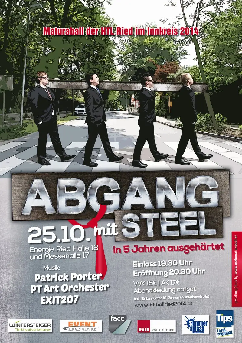 Showcase Abgang mit Steel - in 5 Jahren ausgehärtet