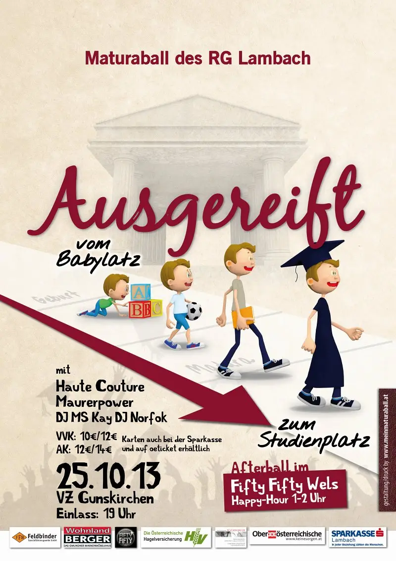 Showcase Ausgereift - vom Babylatz zum Studienplatz